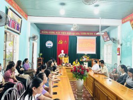 Lễ ra mắt các Câu lạc bộ “ Cô giáo khỏe- duyên dáng- tài năng” nhân dịp chào mừng kỷ niệm Ngày Phụ nữ Việt nam 20/10.