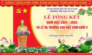 TH KỲ HÀ TỔ CHỨC LỄ TỔNG KẾT NĂM HỌC 2024 - 2025