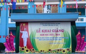Trường Tiểu học Kỳ Hà tổ chức Lễ khai giảng năm học mới 2025 - 2026
