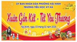 TRƯỜNG TIỂU HỌC KỲ HÀ TỔ CHỨC CHƯƠNG TRÌNH “XUÂN GẮN KẾT – TẾT YÊU THƯƠNG”