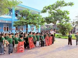 TRƯỜNG TIỂU HỌC KỲ HÀ SÔI NỔI CÁC HOẠT ĐỘNG CHÀO MỪNG 95 NĂM NGÀY THÀNH LẬP ĐOÀN TNCS HỒ CHÍ MINH